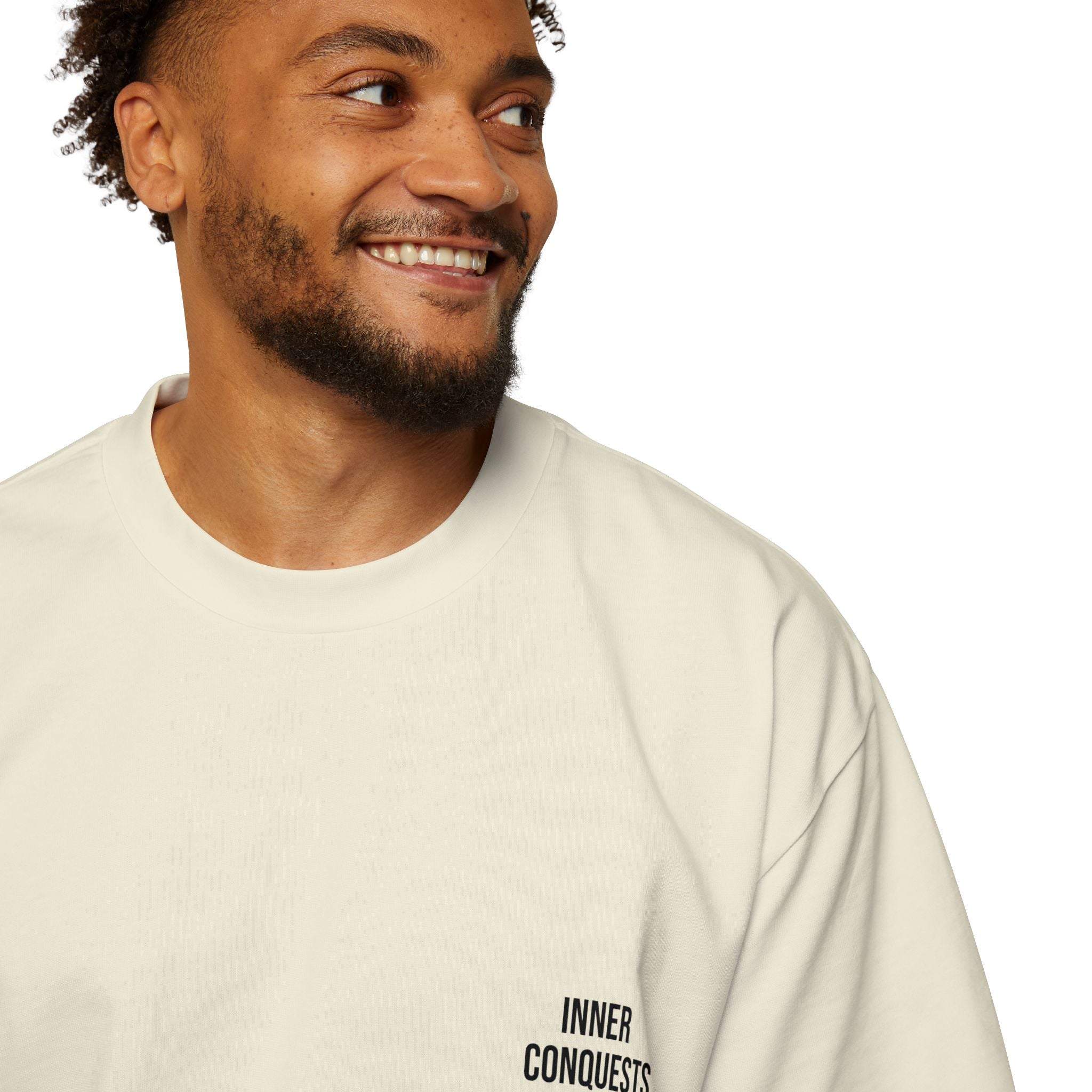 Oversized Spiritual Tee - Seek the Smile of God
