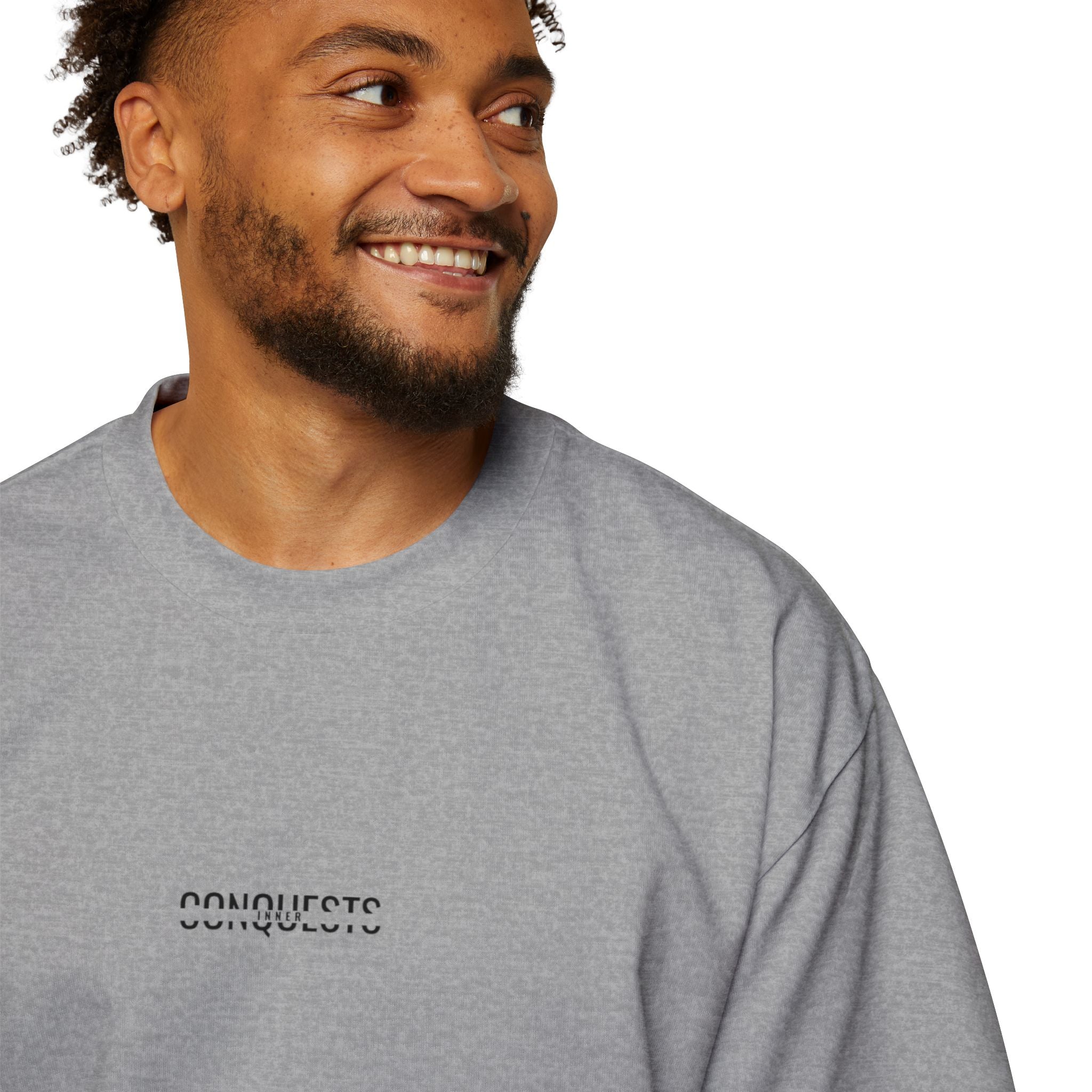 Oversized Spiritual Tee - Seek the Smile of God