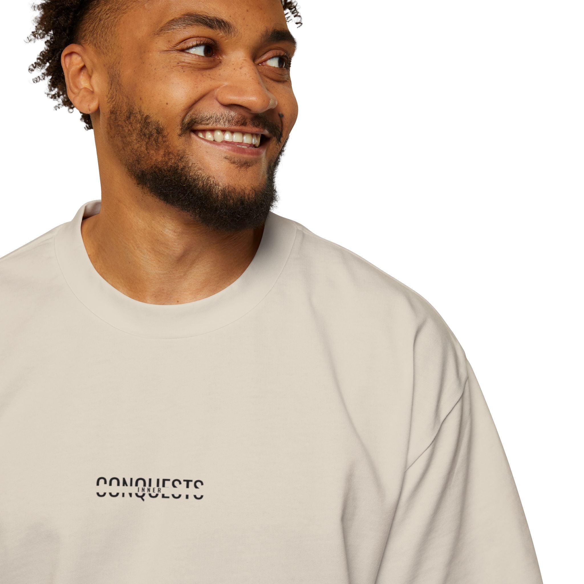 Oversized Spiritual Tee - Seek the Smile of God