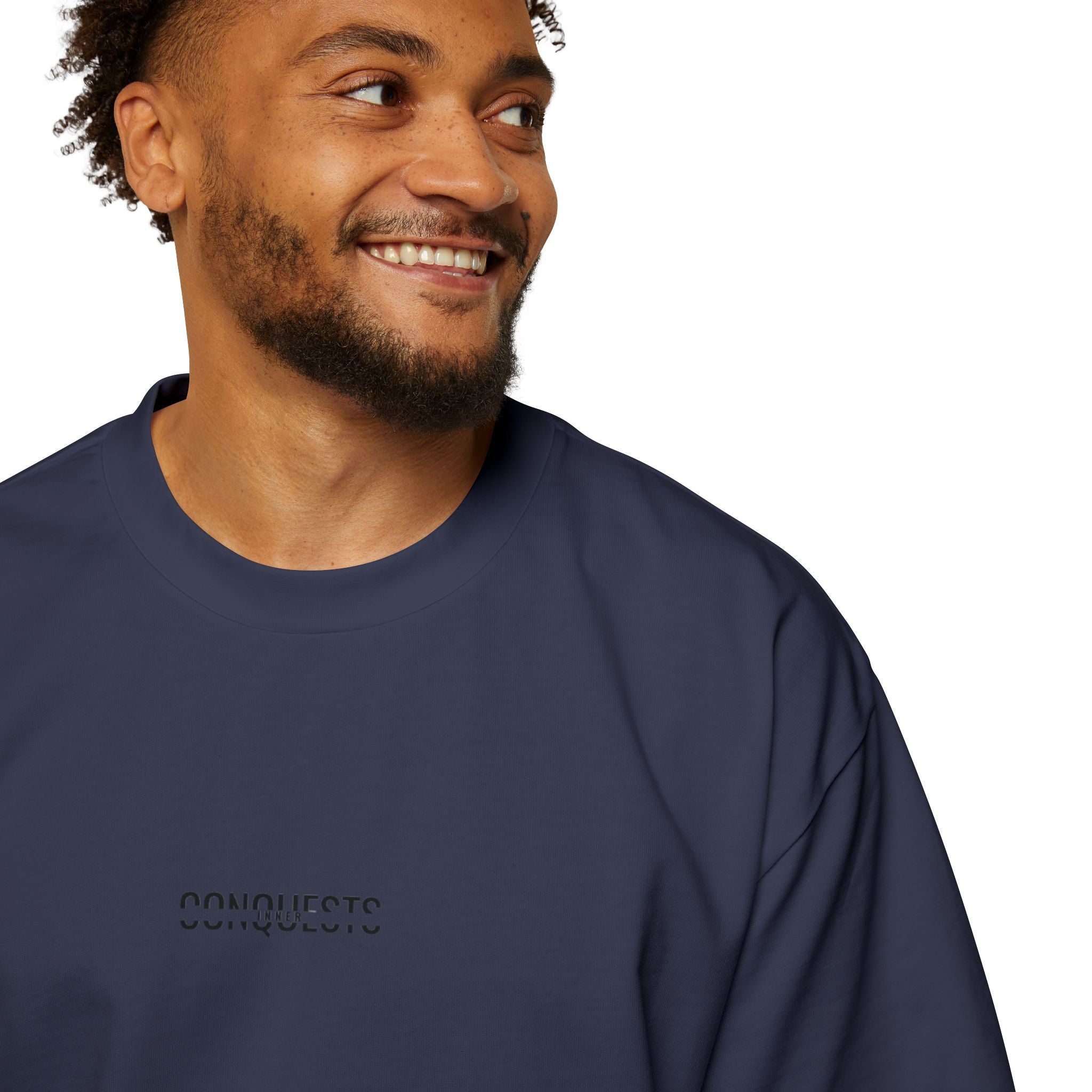 Oversized Spiritual Tee - Seek the Smile of God