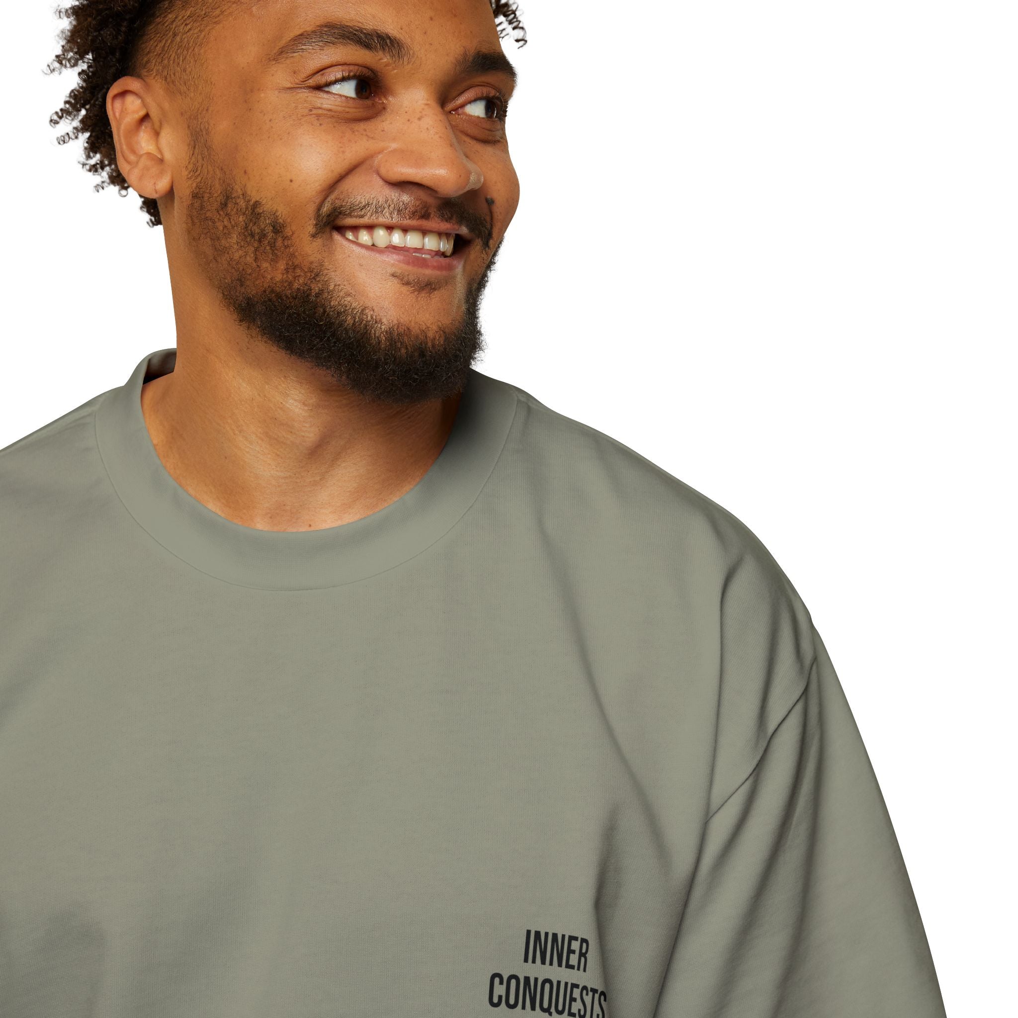 Oversized Spiritual Tee - Seek the Smile of God