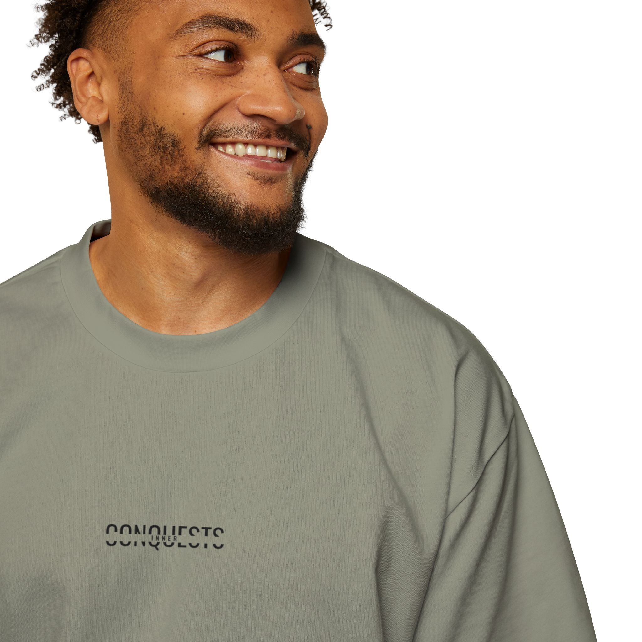 Oversized Spiritual Tee - Seek the Smile of God