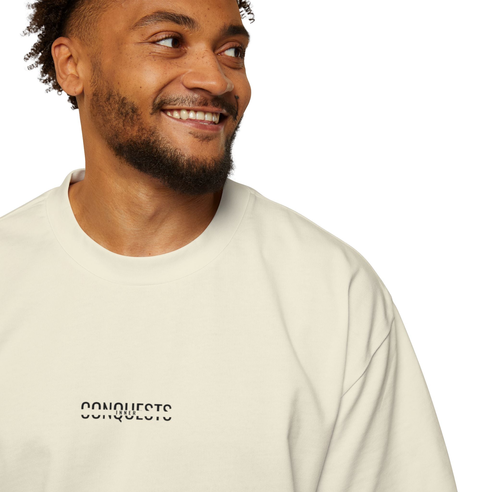 Oversized Spiritual Tee - Seek the Smile of God