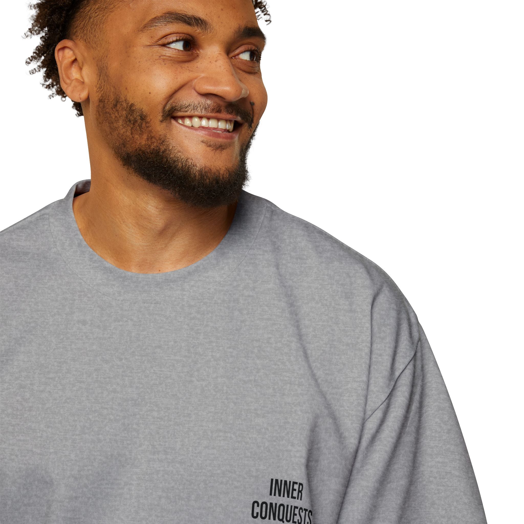 Oversized Spiritual Tee - Seek the Smile of God