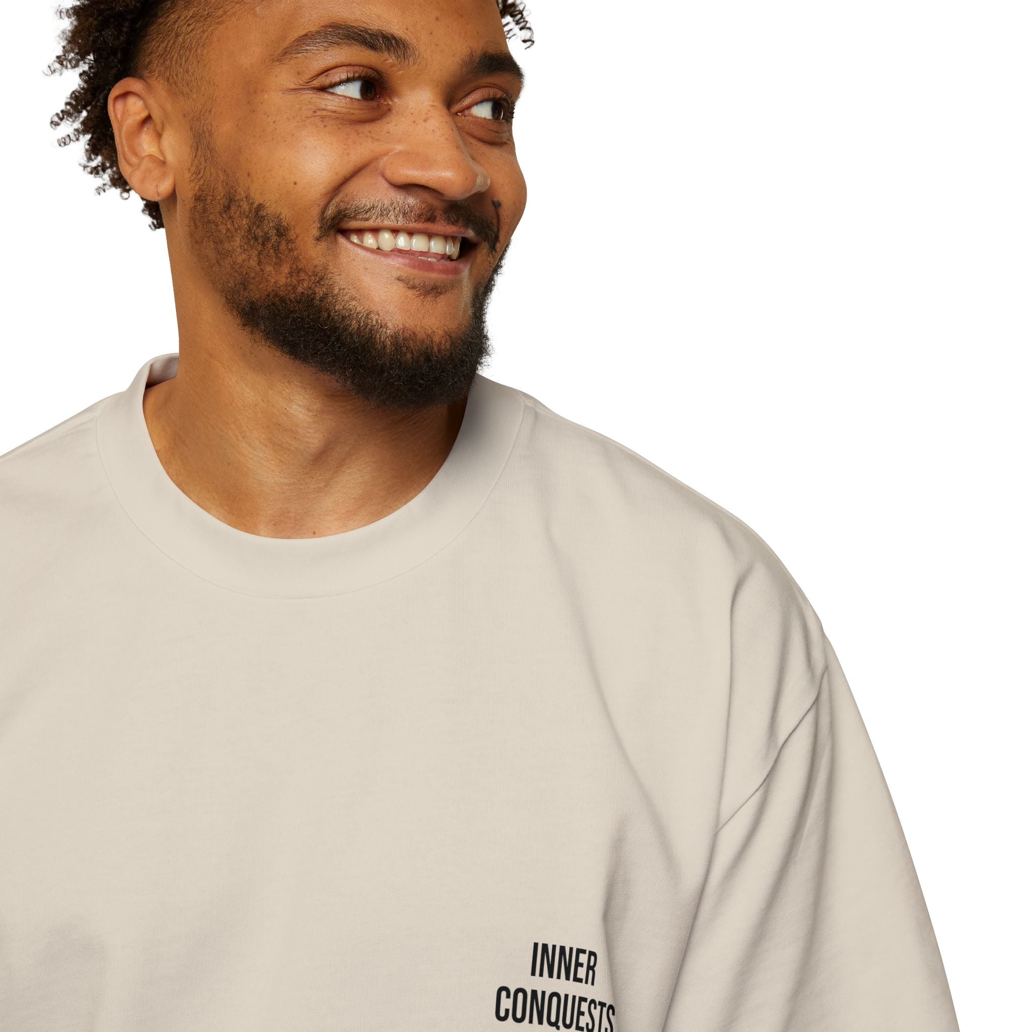 Oversized Spiritual Tee - Seek the Smile of God